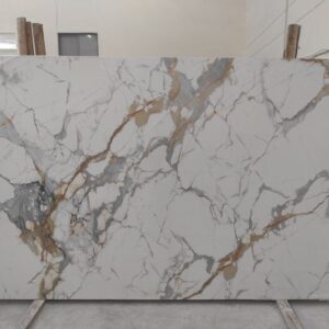 New Gold Carrara Countertops